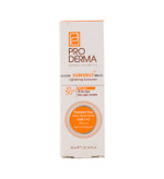 کرم ضد آفتاب و روشن کننده لک پوست بی رنگ SPF50 پرودرما