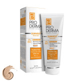 کرم ضد آفتاب رنگی و مرطوب کننده SPF60 رنگ بژ طبیعی (NATURAL BEIGE) پرودرما